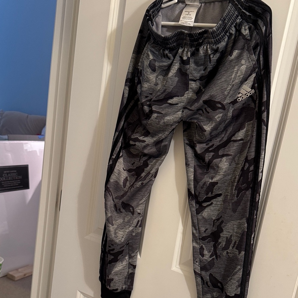 Adidas Gray Camouflage Track Pants